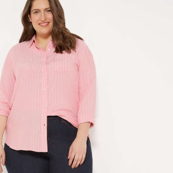 Joe Fresh Tops - Relaxed Fit Striped Shirt